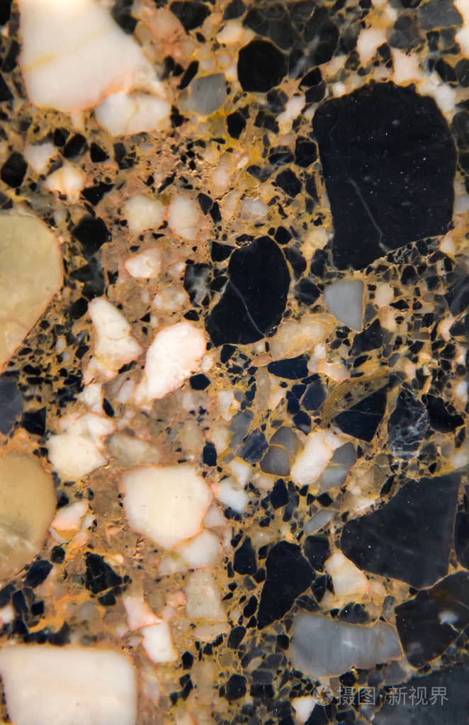 钙质角砾岩的细节