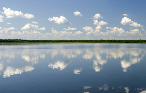 纯夏天湖背景