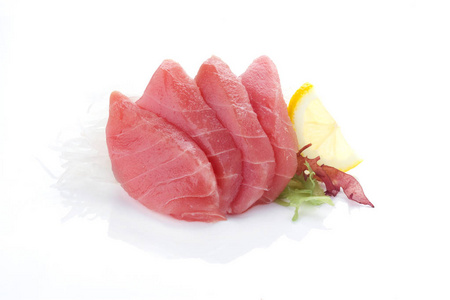 金枪鱼生鱼片日本食品
