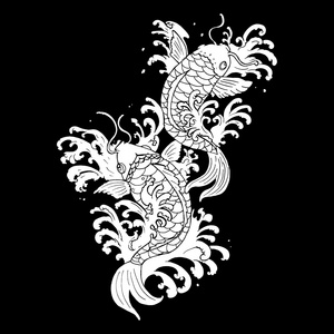 锦鲤鱼纹身