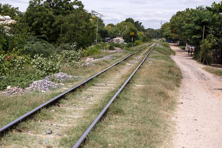 在缅甸的铁路路