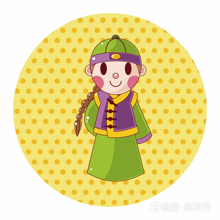 中国人主题元素插画-正版商用图片0czx1v-摄图新视界