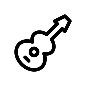 吉他 web 图标