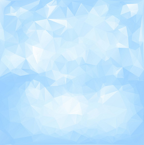 蓝白色多边形马赛克背景,矢量插画,创意业务设计模板照片