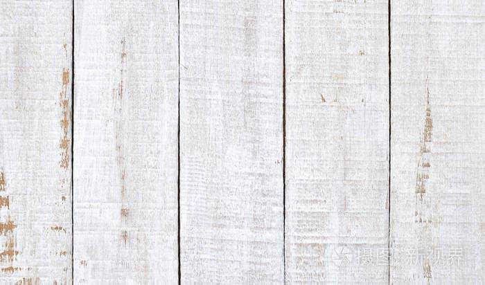 白色木板作为纹理和背景
