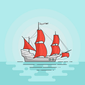 帆船上波旅行, 旅游, 旅行社, 酒店, 度假卡,横幅照片