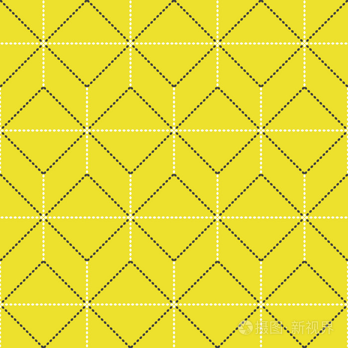 简单的黄色几何图形