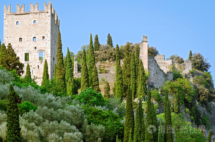 卡斯蒂略迪弧形城堡意大利特伦蒂诺