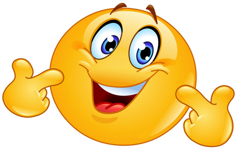 指着自己的表情符号照片