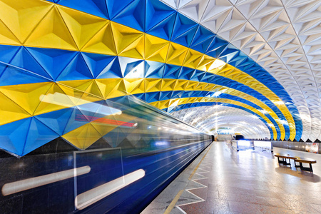 乌克兰KharkivKharkov的Sportyvna地铁站