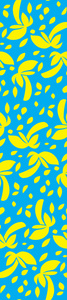 黄色和蓝色无缝热带背景