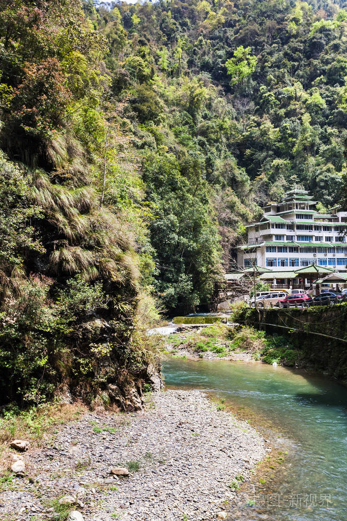 在龙胜温泉公园山溪