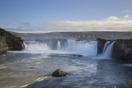 godafoss 瀑布