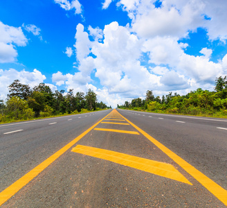 沥青公路路面照片