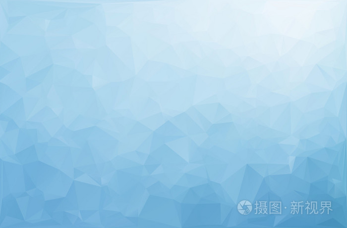 蓝白色多边形马赛克背景,矢量插画,创意业务设计模板