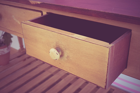 复古抽屉木质抽屉旧老式复古风格照片