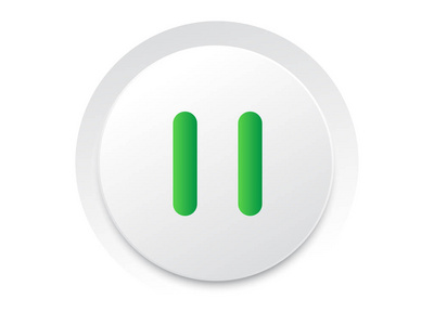 简单的 ui 音乐界面圆形暂停按钮 vecto照片