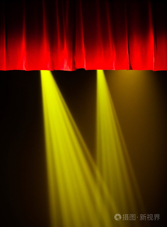 剧院的黄色舞台灯光照片-正版商用图片0d27m7-摄图新视界