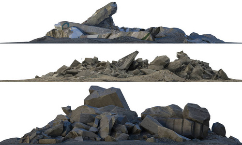 白色3d 插图上的瓦砾和碎片堆相似素材图片 摄图新视界 白色3d 插图上的瓦砾和碎片堆相似素材图片 摄图新视界