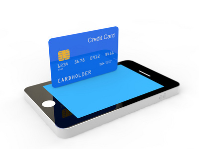手机和信用卡卡