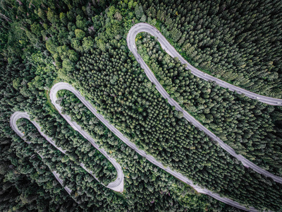 曲折的路径图片