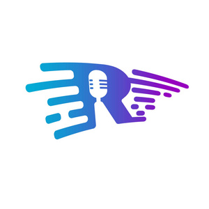 狮子的麦克风徽标图片