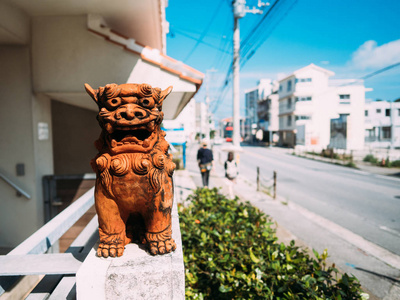 在日本冲绳的雕像