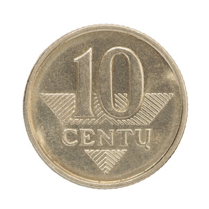硬币立陶宛美分