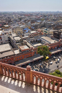 印度斋浦尔城的景色
