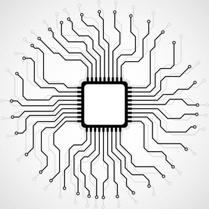 微处理器芯片图片