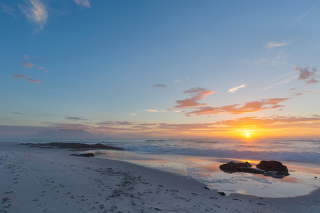 Bloubergstrand 日落