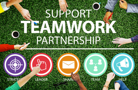 支持团队合作的伙伴关系组概念