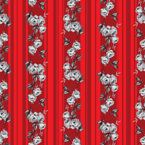 条纹的玫瑰图片