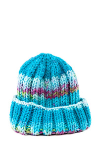 寒冷的冬季服装针织的羊毛帽子