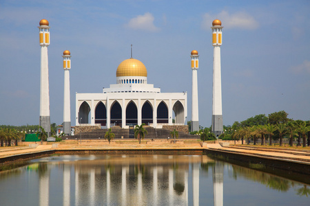 清真寺在南部的泰国,为中央清真寺祈祷和穆斯林最喜欢在清真寺,在好