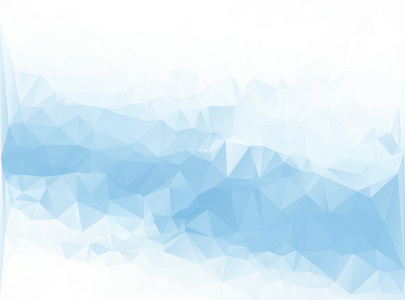 蓝白色多边形马赛克背景,矢量插画,创意业务设计模板照片