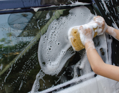 洗一辆车