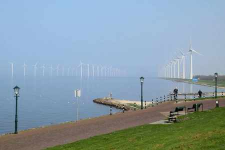 Urk 海旁的大风车