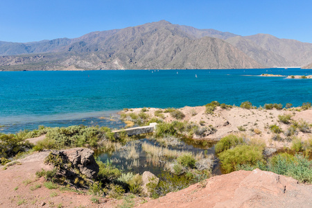 Potrerillos 大坝，门多萨阿根廷