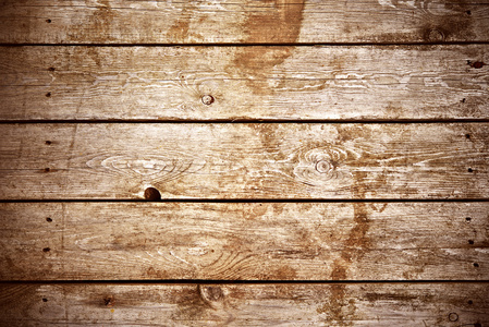 旧木板的深棕色木材背景