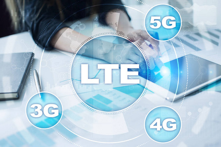 lte 网络.5g 移动互联网和技术概念照片