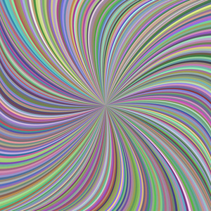 弯曲的房间里明亮的光线橙色的弯曲的射线爆背景-从条纹的光线的矢量