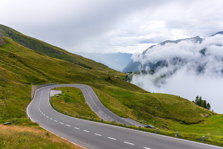 大格洛克纳山高高山道路