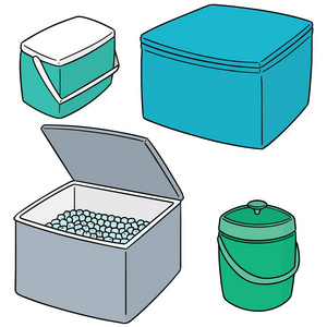 向量集的冰盒和冰桶