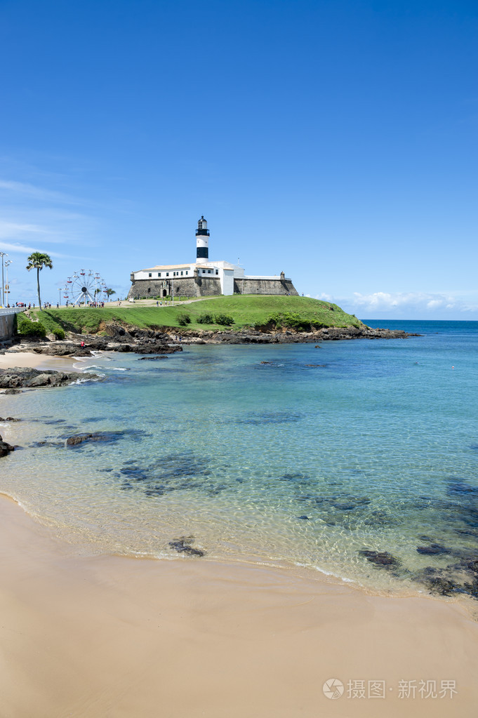 萨尔瓦多巴西法罗达巴拉灯塔海滩