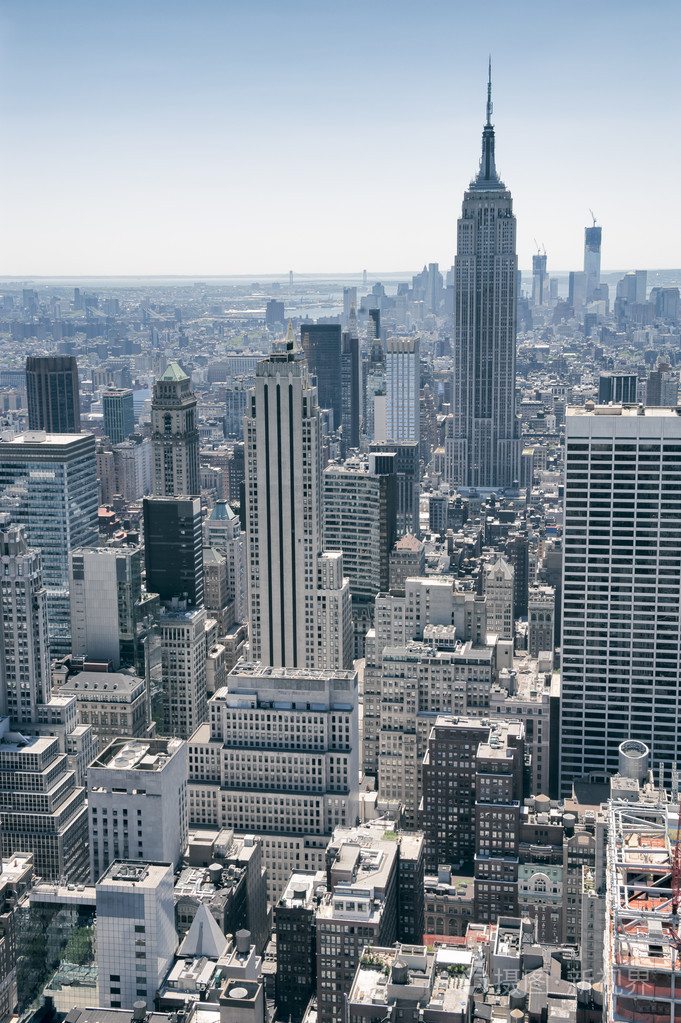 纽约曼哈顿城市天际线