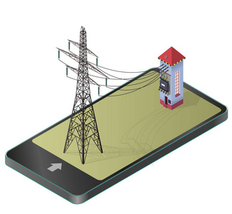 高电压电站电力塔在通信技术释义