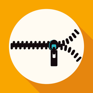 拉链, 服装图标照片