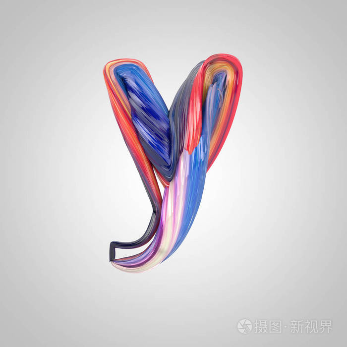 明亮的画的小写字母y