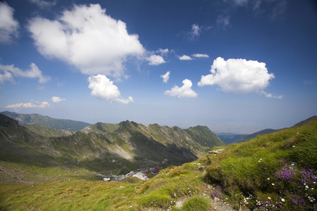 美丽的山景观